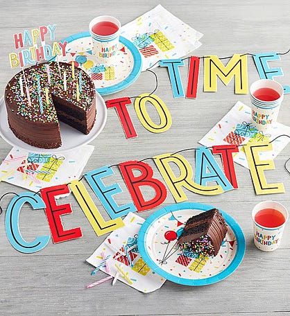 Birthday Cake and Party Bundle